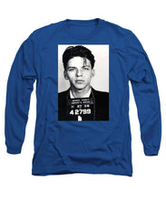Frank Sinatra Mug Shot Vertical - Long Sleeve T-Shirt Long Sleeve T-Shirt Pixels Royal Small 