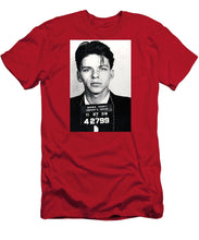 Frank Sinatra Mug Shot Vertical - Men's T-Shirt (Athletic Fit) Men's T-Shirt (Athletic Fit) Pixels Red Small 