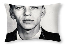 Frank Sinatra Mug Shot Vertical - Throw Pillow Throw Pillow Pixels 20" x 14" No 