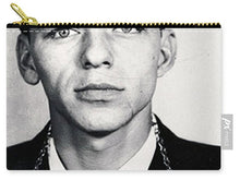 Frank Sinatra Mug Shot Vertical - Carry-All Pouch Carry-All Pouch Pixels Small (6" x 4")  