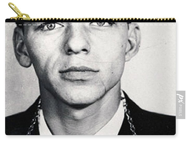 Frank Sinatra Mug Shot Vertical - Carry-All Pouch Carry-All Pouch Pixels Small (6