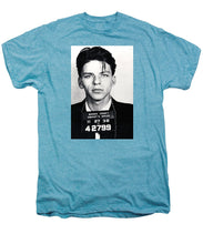 Frank Sinatra Mug Shot Vertical - Men's Premium T-Shirt Men's Premium T-Shirt Pixels   