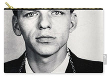 Frank Sinatra Mug Shot Vertical - Carry-All Pouch Carry-All Pouch Pixels Medium (9.5" x 6")  