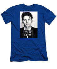 Frank Sinatra Mug Shot Vertical - Men's T-Shirt (Athletic Fit) Men's T-Shirt (Athletic Fit) Pixels Royal Small 