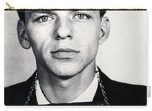 Frank Sinatra Mug Shot Vertical - Carry-All Pouch Carry-All Pouch Pixels Large (12.5" x 8.5")  