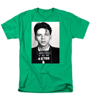 Frank Sinatra Mug Shot Vertical - Men's T-Shirt  (Regular Fit) Men's T-Shirt (Regular Fit) Pixels Kelly Green Small 