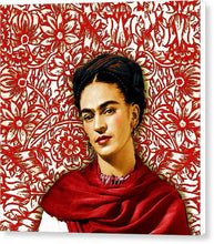 Frida Kahlo 2 - Canvas Print Canvas Print Pixels 8.000" x 8.000" White Glossy
