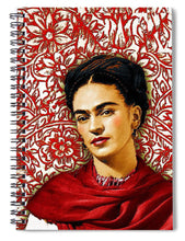 Frida Kahlo 2 - Spiral Notebook Spiral Notebook Pixels 6" x 8"  