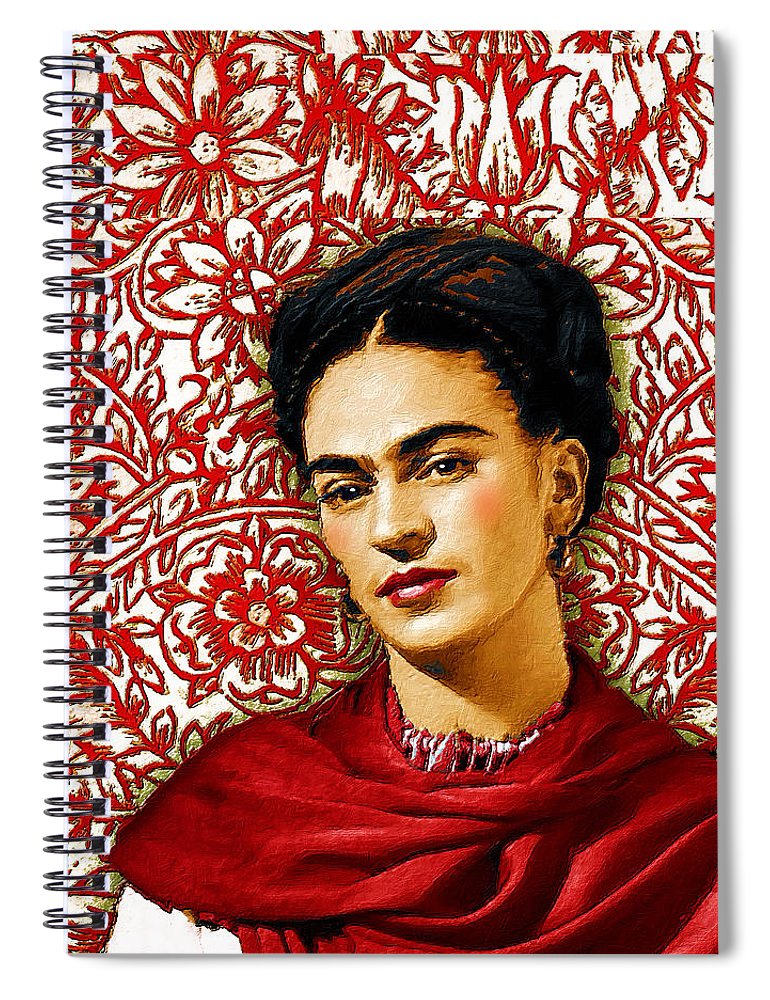 Frida Kahlo 2 - Spiral Notebook Spiral Notebook Pixels 6