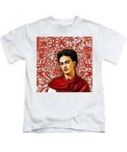Frida Kahlo 2 - Kids T-Shirt Kids T-Shirt Pixels White Small 