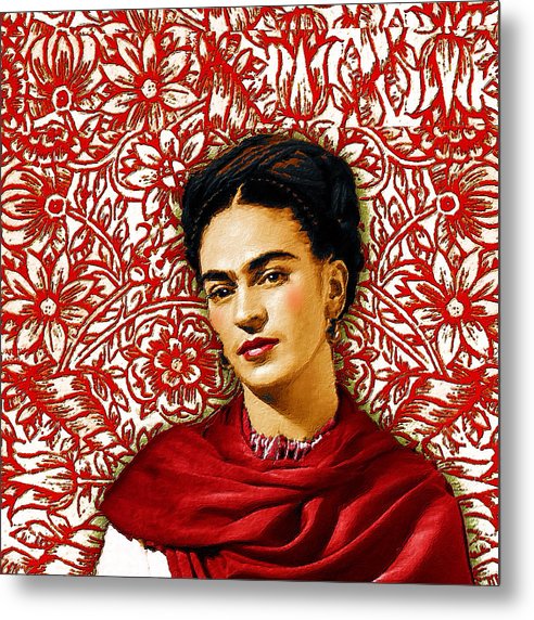 Frida Kahlo 2 - Metal Print Metal Print Pixels 8.000
