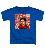 Frida Kahlo 2 - Toddler T-Shirt Toddler T-Shirt Pixels Royal Small 