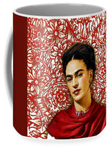 Frida Kahlo 2 - Mug Mug Pixels Large (15 oz.)  