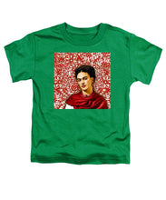 Frida Kahlo 2 - Toddler T-Shirt Toddler T-Shirt Pixels Kelly Green Small 