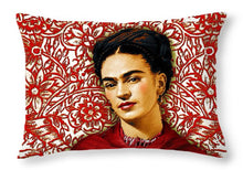 Frida Kahlo 2 - Throw Pillow Throw Pillow Pixels 20" x 14" No 