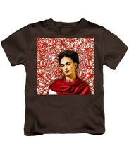 Frida Kahlo 2 - Kids T-Shirt Kids T-Shirt Pixels Coffee Small 