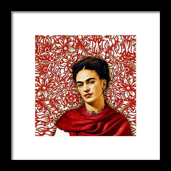 Frida Kahlo 2 - Framed Print Framed Print Pixels 8.000