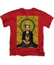 Frida Kahlo 3 - Kids T-Shirt Kids T-Shirt Pixels Red Small 
