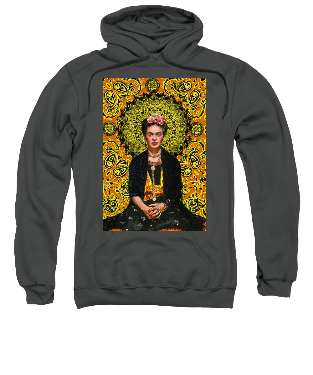 Frida Kahlo 3 - Sweatshirt Sweatshirt Pixels Charcoal Small 