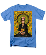 Frida Kahlo 3 - Men's T-Shirt  (Regular Fit) Men's T-Shirt (Regular Fit) Pixels Carolina Blue Small 