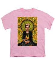 Frida Kahlo 3 - Youth T-Shirt Youth T-Shirt Pixels Pink Small 