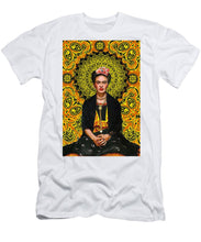 Frida Kahlo 3 - Men's T-Shirt (Athletic Fit) Men's T-Shirt (Athletic Fit) Pixels White Small 