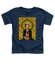 Frida Kahlo 3 - Toddler T-Shirt Toddler T-Shirt Pixels Navy Small 