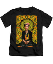 Frida Kahlo 3 - Kids T-Shirt Kids T-Shirt Pixels Black Small 