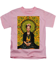 Frida Kahlo 3 - Kids T-Shirt Kids T-Shirt Pixels Pink Small 