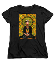 Frida Kahlo 3 - Women's T-Shirt (Standard Fit) Women's T-Shirt (Standard Fit) Pixels Black Small 