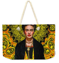 Frida Kahlo 3 - Weekender Tote Bag Weekender Tote Bag Pixels 24" x 16" Natural 