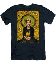 Frida Kahlo 3 - Men's T-Shirt (Athletic Fit) Men's T-Shirt (Athletic Fit) Pixels Navy Small 