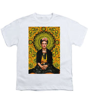 Frida Kahlo 3 - Youth T-Shirt Youth T-Shirt Pixels White Small 