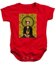 Frida Kahlo 3 - Baby Onesie Baby Onesie Pixels Red Small 