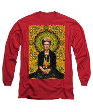 Frida Kahlo 3 - Long Sleeve T-Shirt Long Sleeve T-Shirt Pixels Red Small 