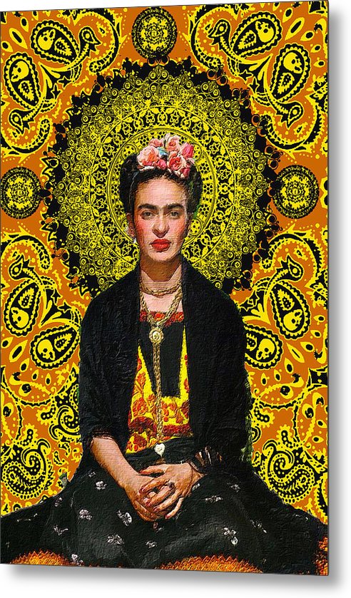 Frida Kahlo 3 - Metal Print Metal Print Pixels 6.750