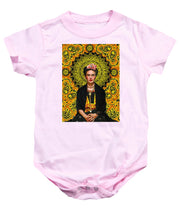 Frida Kahlo 3 - Baby Onesie Baby Onesie Pixels Pink Small 