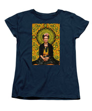 Frida Kahlo 3 - Women's T-Shirt (Standard Fit) Women's T-Shirt (Standard Fit) Pixels Navy Small 