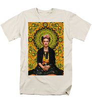 Frida Kahlo 3 - Men's T-Shirt  (Regular Fit) Men's T-Shirt (Regular Fit) Pixels Cream Small 