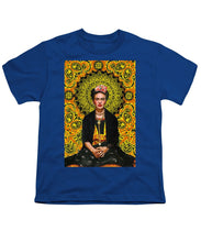 Frida Kahlo 3 - Youth T-Shirt Youth T-Shirt Pixels Royal Small 
