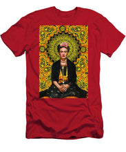 Frida Kahlo 3 - Men's T-Shirt (Athletic Fit) Men's T-Shirt (Athletic Fit) Pixels Red Small 