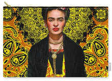 Frida Kahlo 3 - Carry-All Pouch Carry-All Pouch Pixels Large (12.5" x 8.5")  