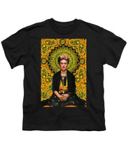 Frida Kahlo 3 - Youth T-Shirt Youth T-Shirt Pixels Black Small 