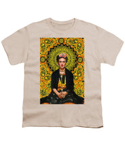 Frida Kahlo 3 - Youth T-Shirt Youth T-Shirt Pixels Cream Small 