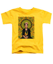 Frida Kahlo 3 - Toddler T-Shirt Toddler T-Shirt Pixels Yellow Small 
