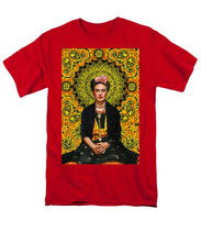 Frida Kahlo 3 - Men's T-Shirt  (Regular Fit) Men's T-Shirt (Regular Fit) Pixels Red Small 