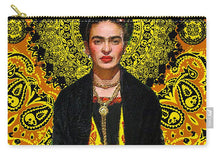 Frida Kahlo 3 - Carry-All Pouch Carry-All Pouch Pixels Medium (9.5" x 6")  