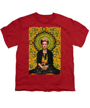 Frida Kahlo 3 - Youth T-Shirt Youth T-Shirt Pixels Red Small 