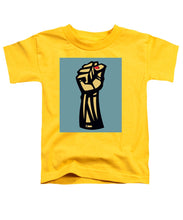 Future Is Female Empower Women Fist - Toddler T-Shirt Toddler T-Shirt Pixels Yellow Small 
