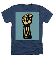 Future Is Female Empower Women Fist - Heathers T-Shirt Heathers T-Shirt Pixels Navy Small 